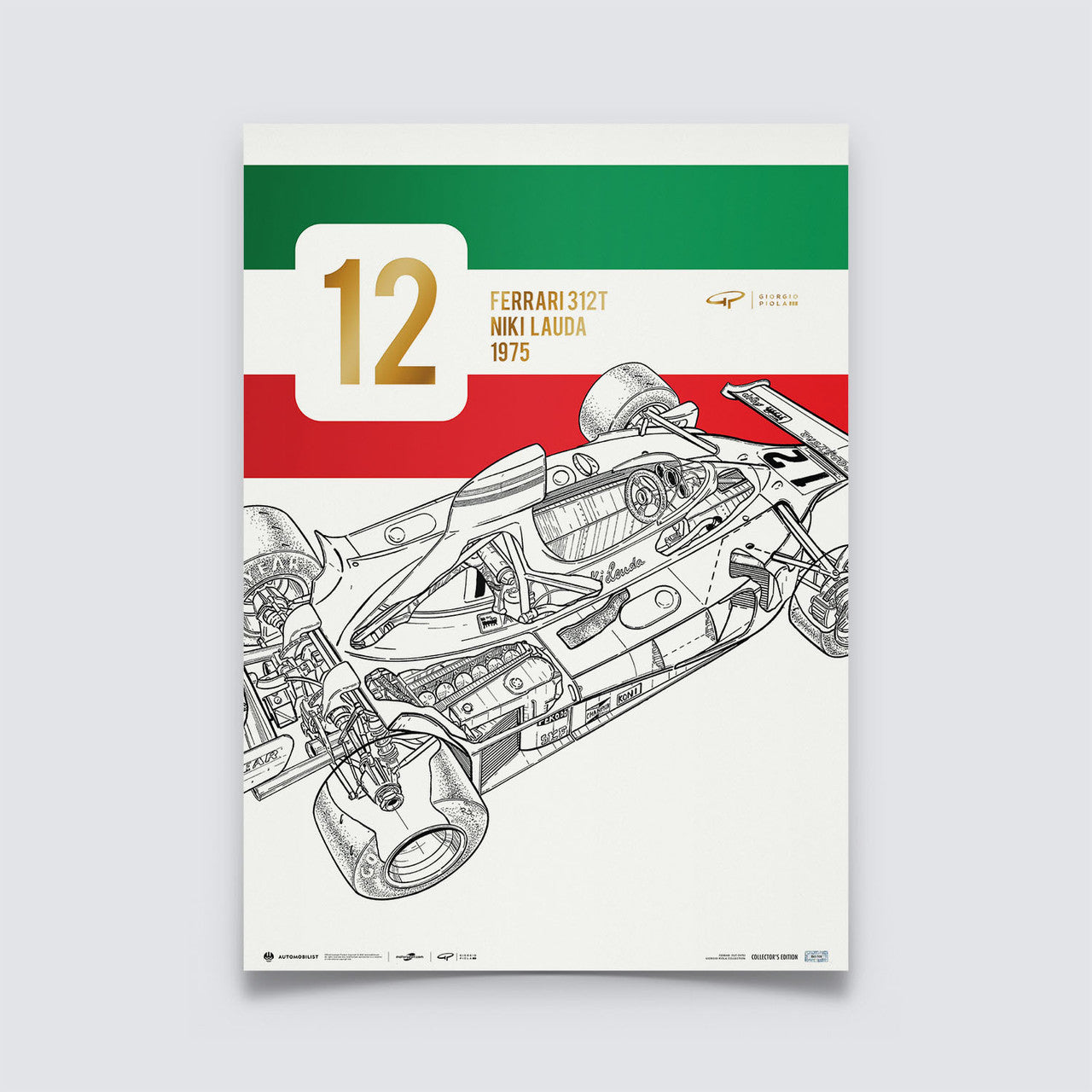 Austria, Spielberg, Ferrari F1-75 poster Revolicius