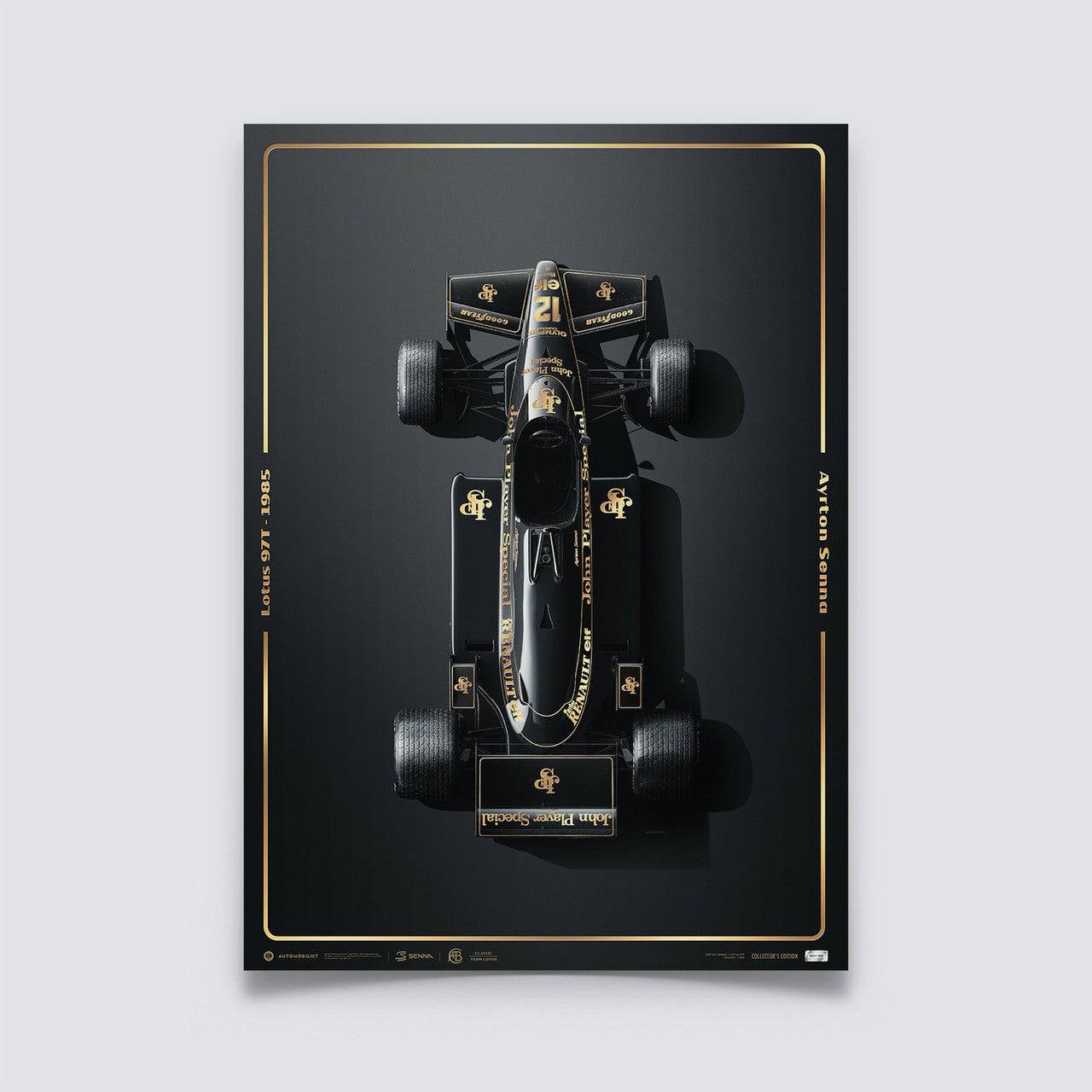 Lotus 97T - Ayrton Senna - Stunning Black - Estoril, 1985 | Collector’s Edition