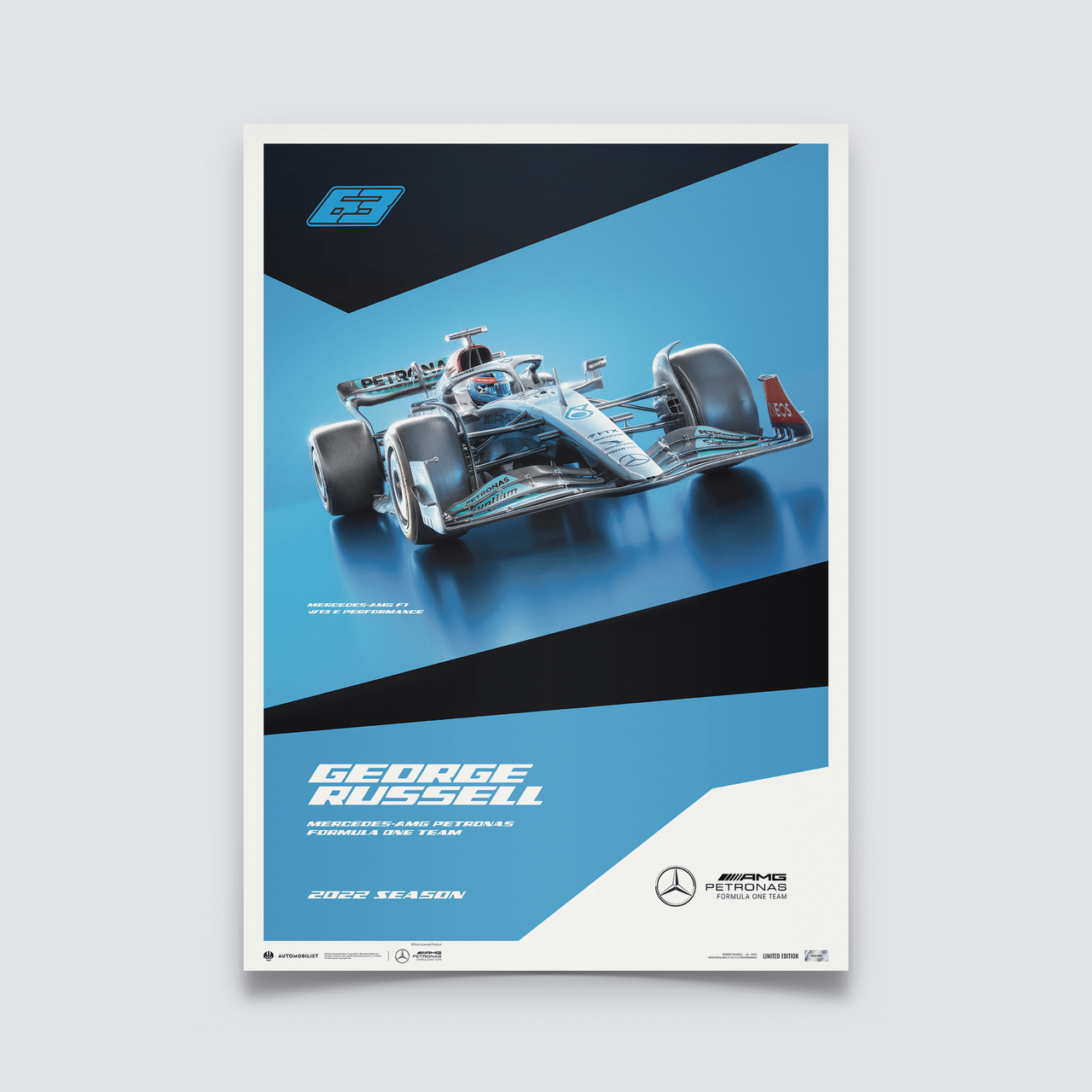 LEWIS HAMILTON'S F1 92ND WIN FOR MERCEDES-AMG PETRONAS POSTER