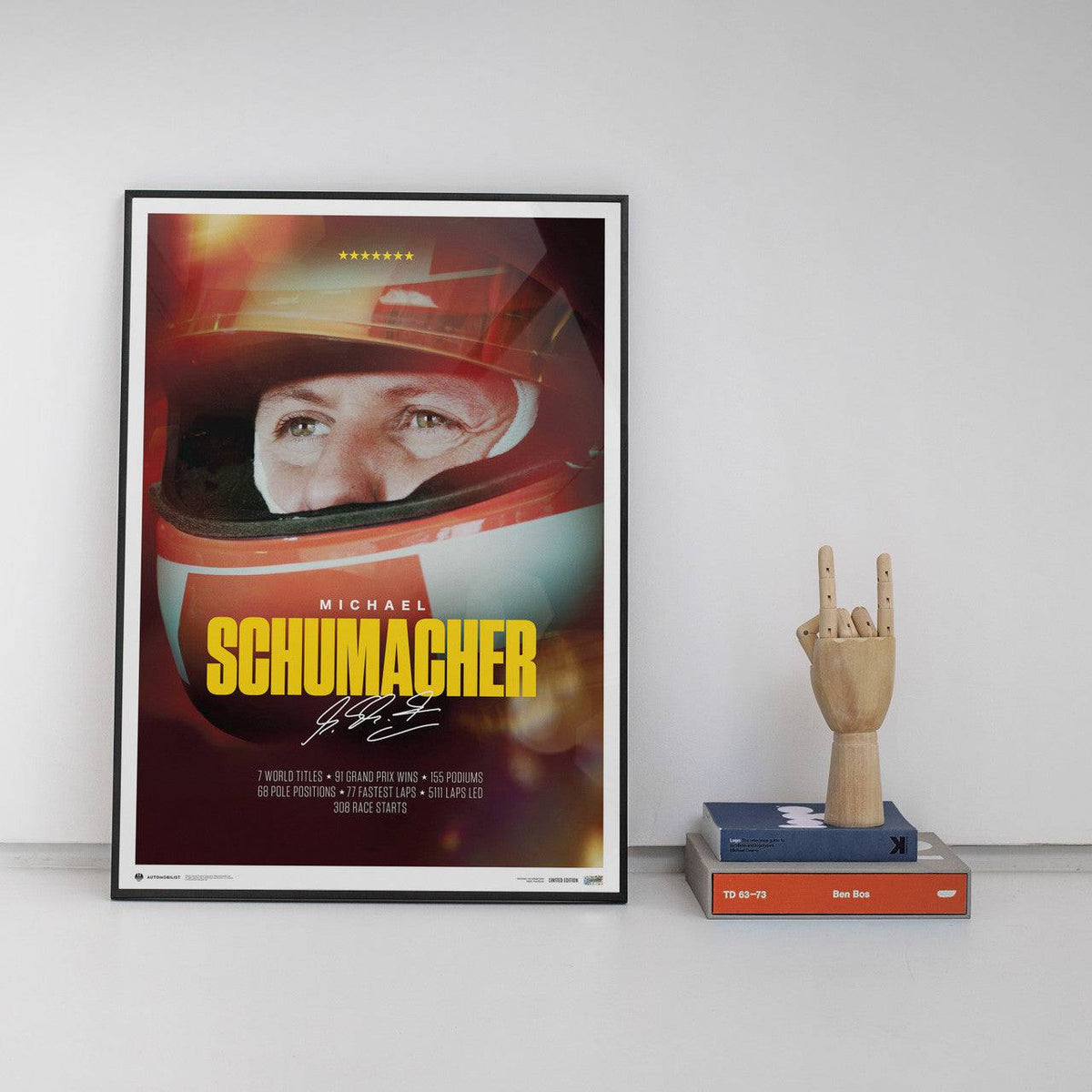 Michael Schumacher | 2023 Keep Fighting | Schumacher Poster | Automobilist