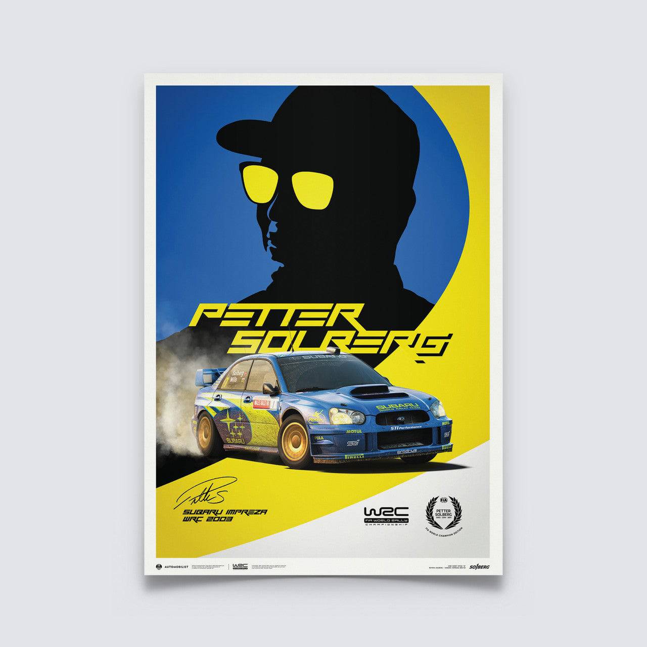 Subaru Impreza WRC 2003 - Petter Solberg -  Poster