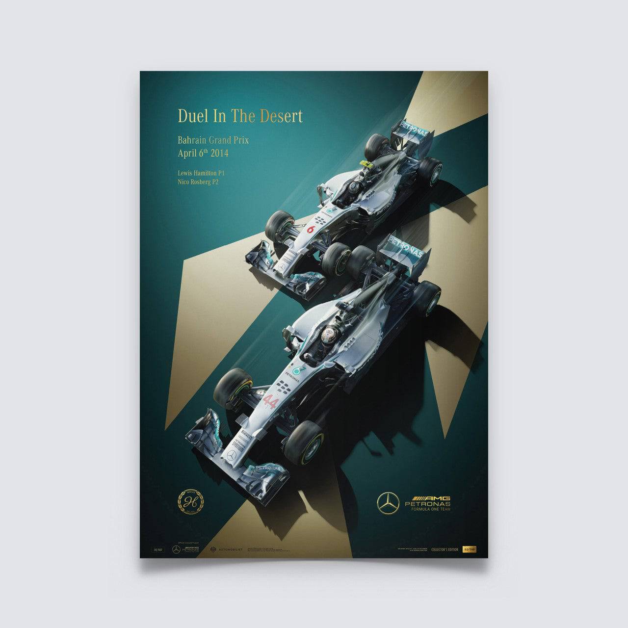 Mercedes-AMG Petronas Motorsport - 2014 - Duel In the Desert  | Collector's Edition