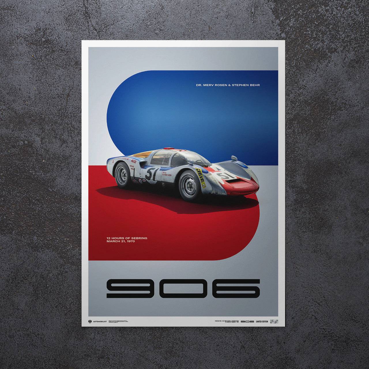 PORSCHE 906 - 12 HOURS OF SEBRING - 1970 | LIMITED EDITION