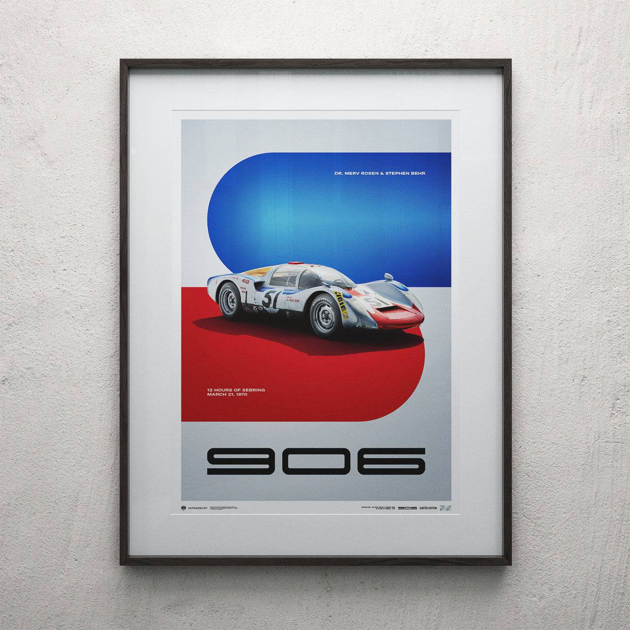 PORSCHE 906 - 12 HOURS OF SEBRING - 1970 | LIMITED EDITION