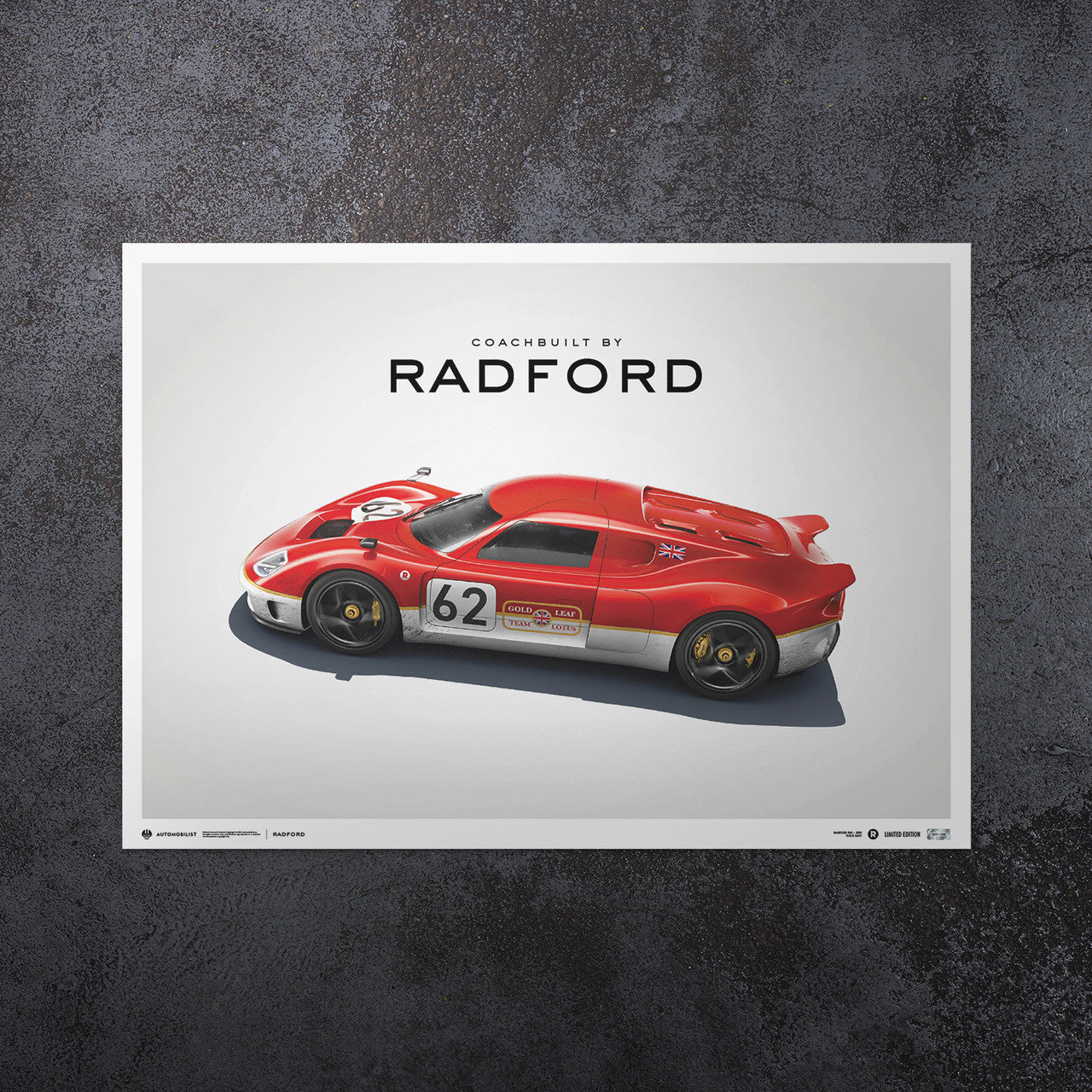 Lotus Type 62-2 - Coachbuilt by Radford - Gold Leaf - 2021 | Limited Edition