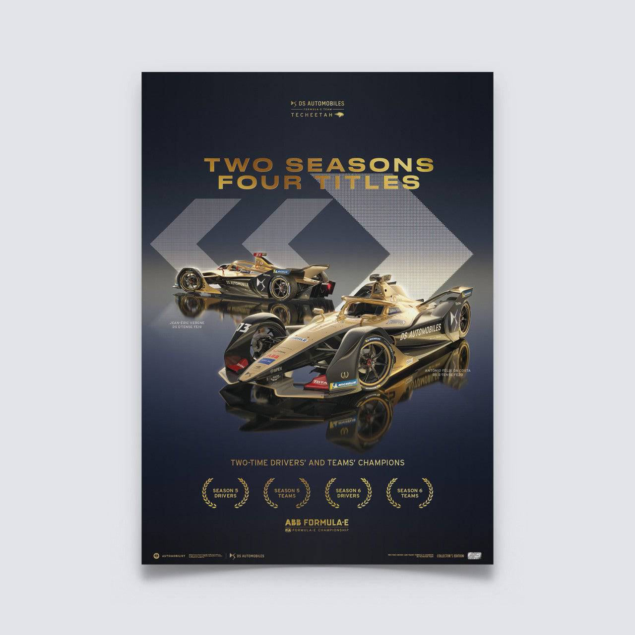 DS TECHEETAH - Formula E Team - 2 Seasons, 4 Titles | Collector’s Edition