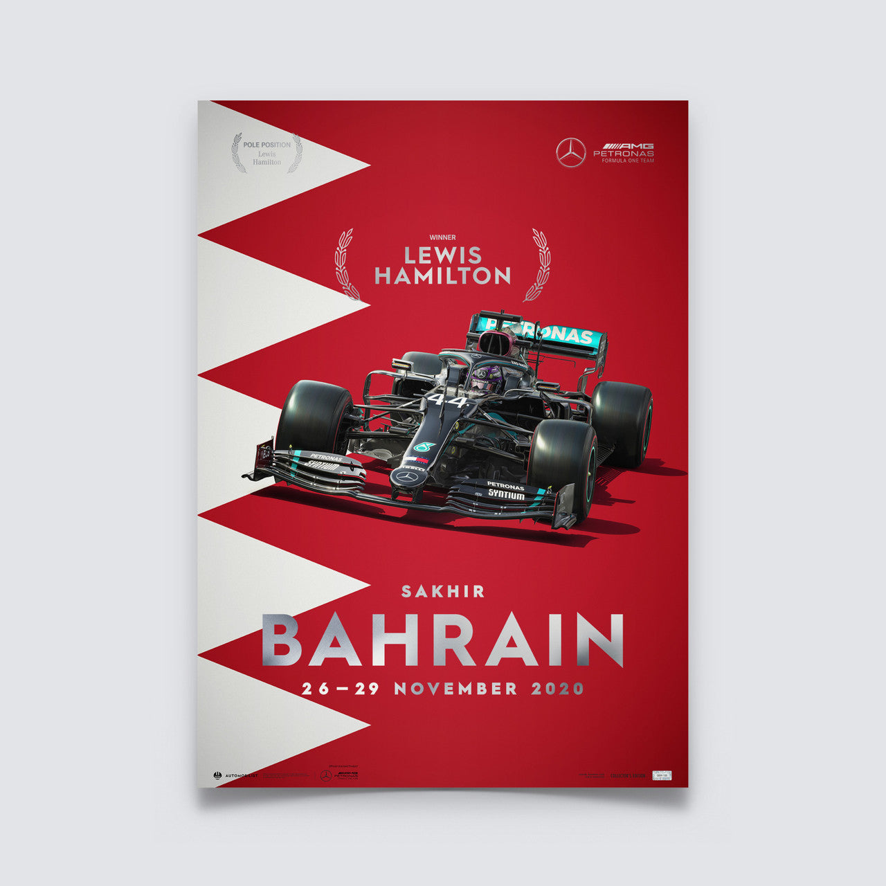 Lewis Hamilton 2014 Limited Edition Poster