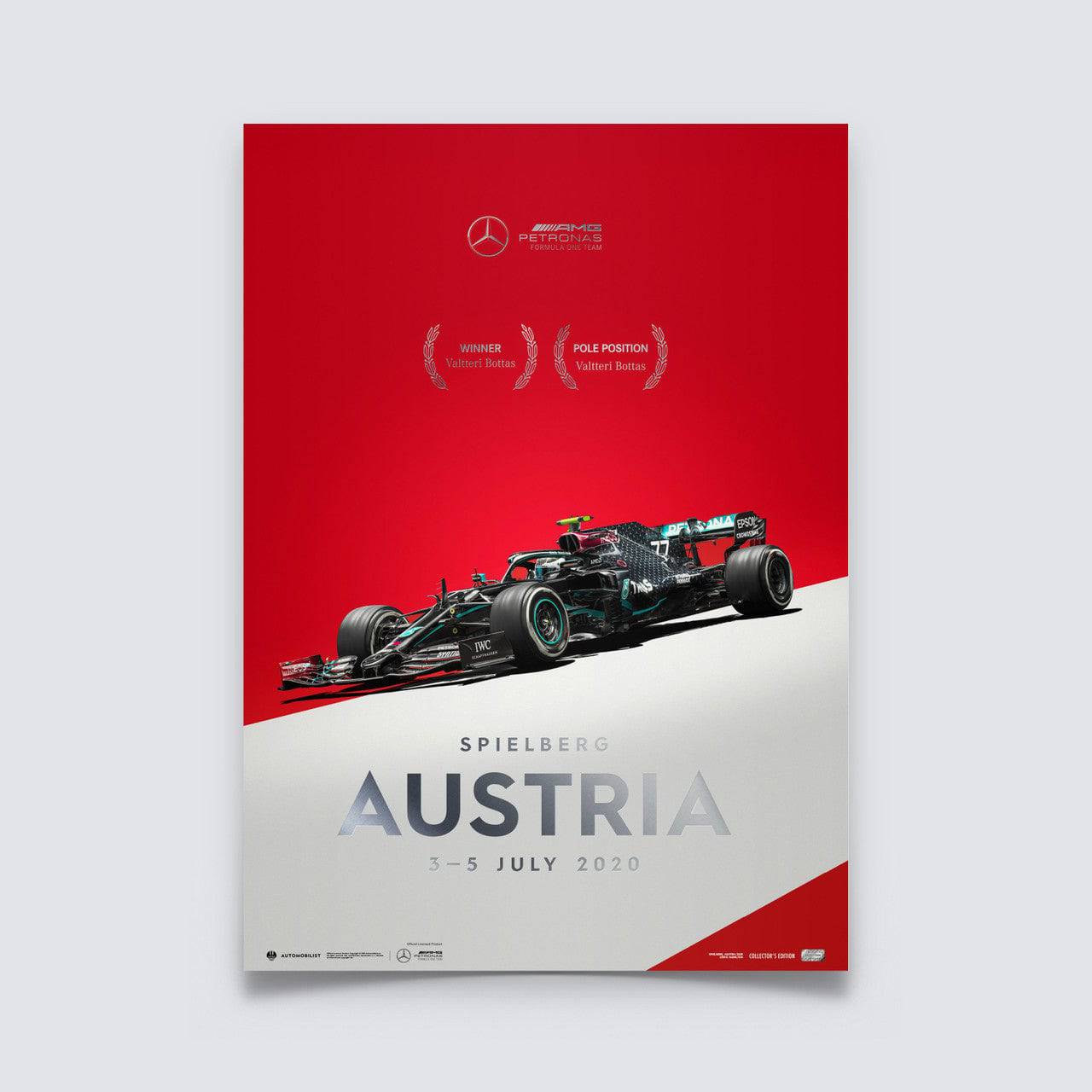 Mercedes-AMG Petronas F1 Team - Austria 2020 - Valtteri Bottas | Collector's Edition