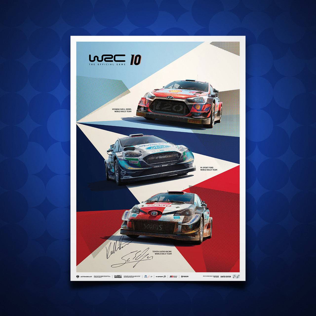 OGIER, ROVANPERÄ  - WRC 10 - THE OFFICIAL GAME COVER | LIMITED EDITION