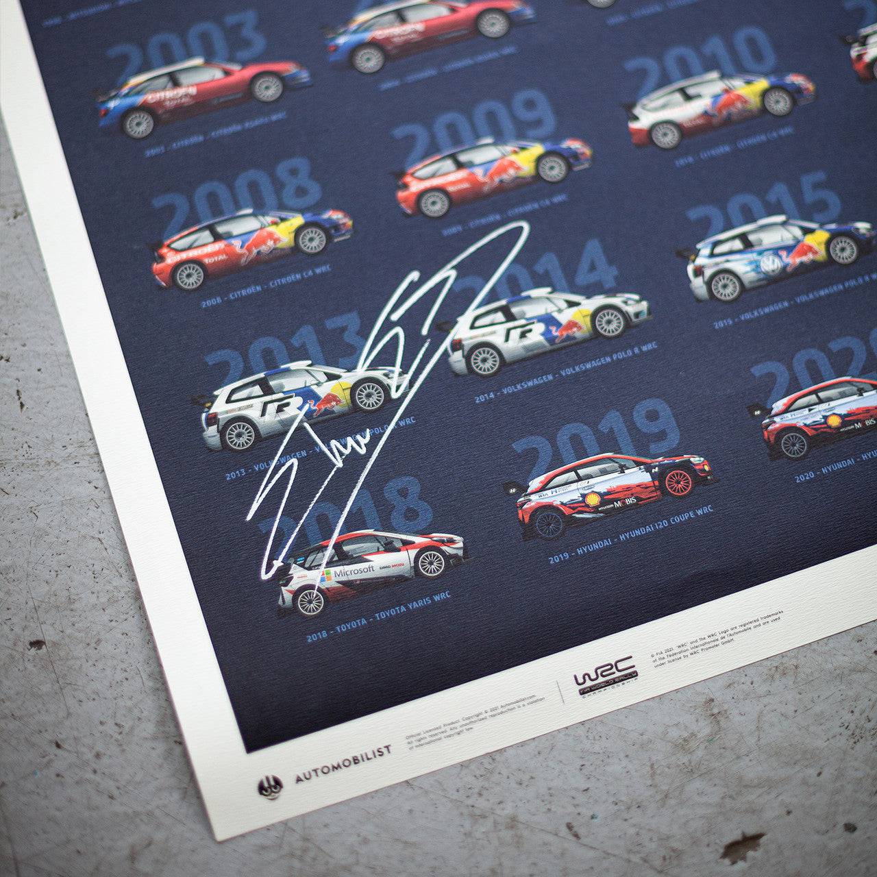 Elfyn Evans - WRC Manufacturers’ Champions 1973-2020 - 48th Anniversary | Signed Limited Edition