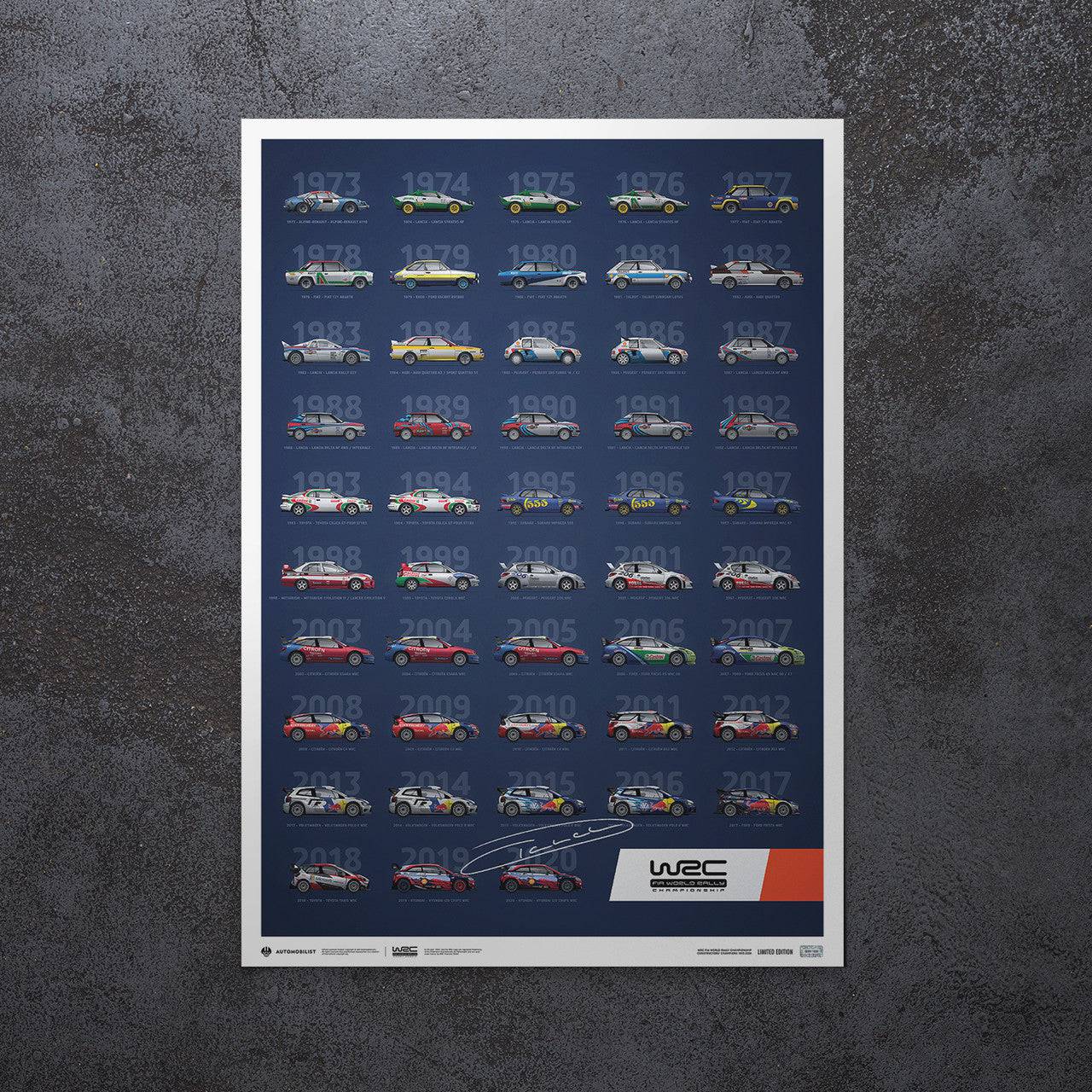 Ott Tänak - WRC Manufacturers’ Champions 1973-2020 - 48th Anniversary | Signed Limited Edition