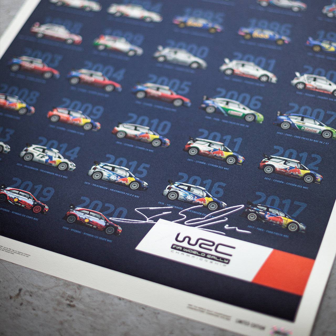 Signed by Sébastien Ogier | WRC Manufacturers' Champions 48th