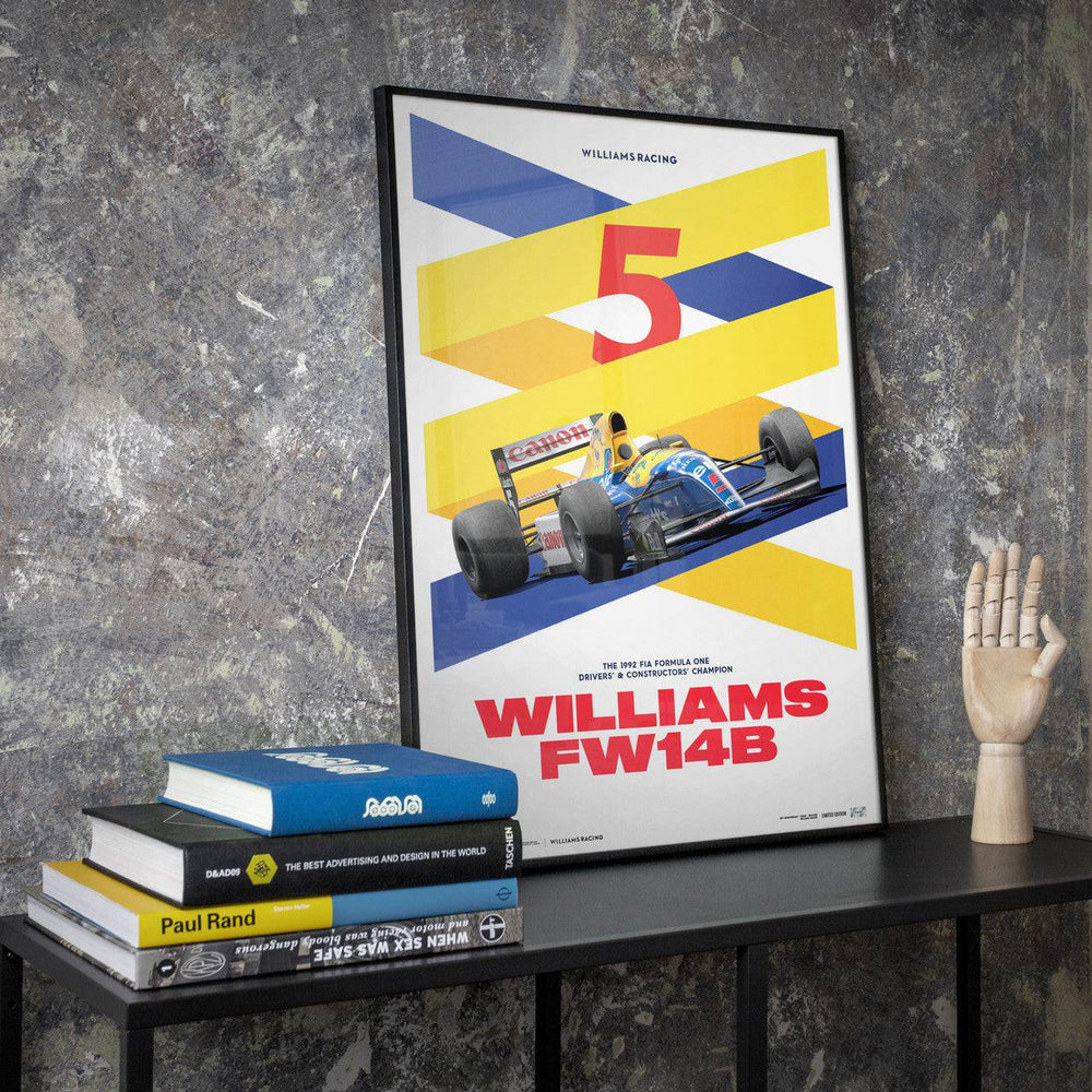 Williams Racing Numbers Williams Racing Red Five | 1992 F1® World Drivers' & Constructors ...