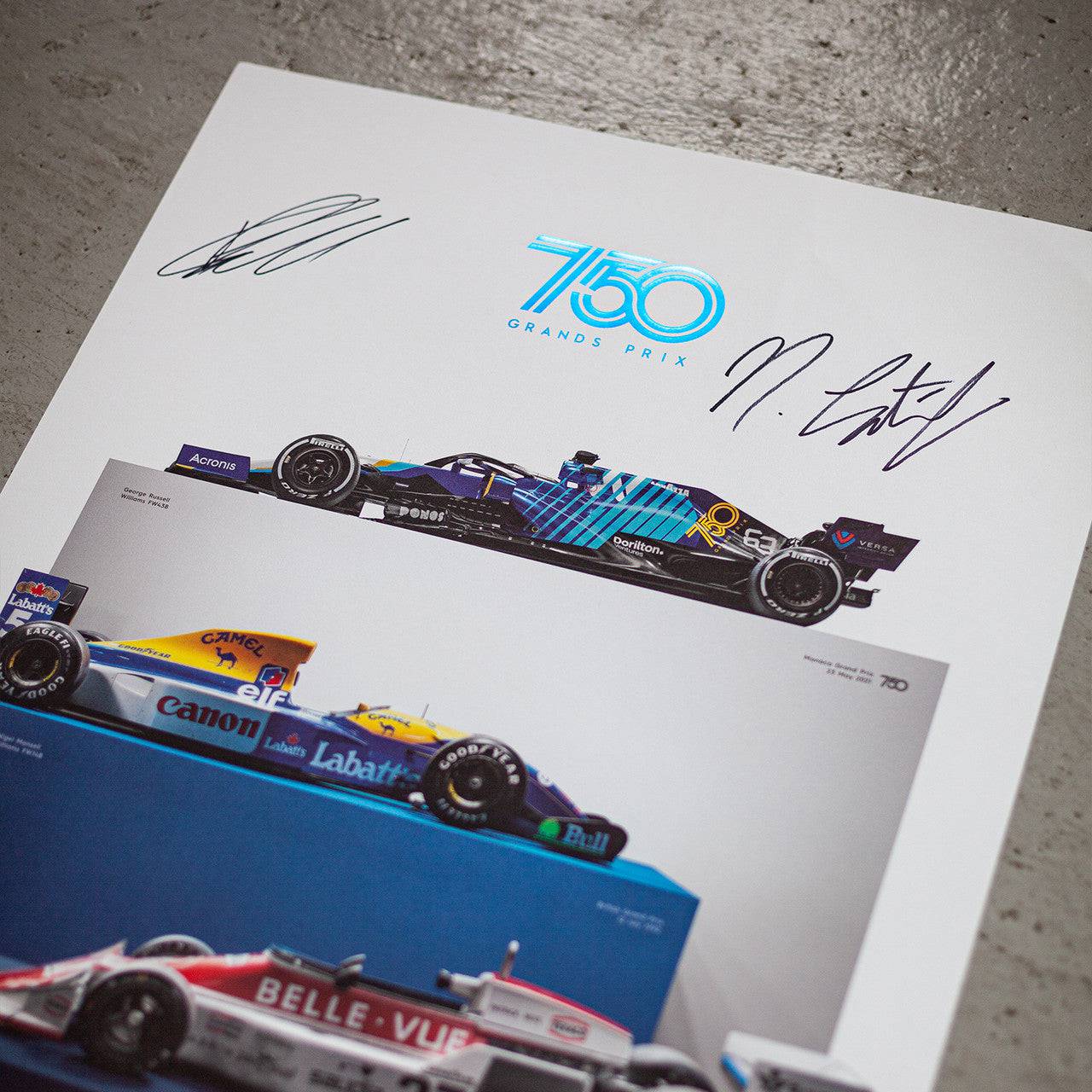 Williams Racing - 750 Grands Prix | Collector’s Edition | Signed